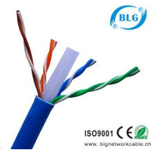 Guangdong venda quente utp cat6 cabo de rede com jaqueta de pvc